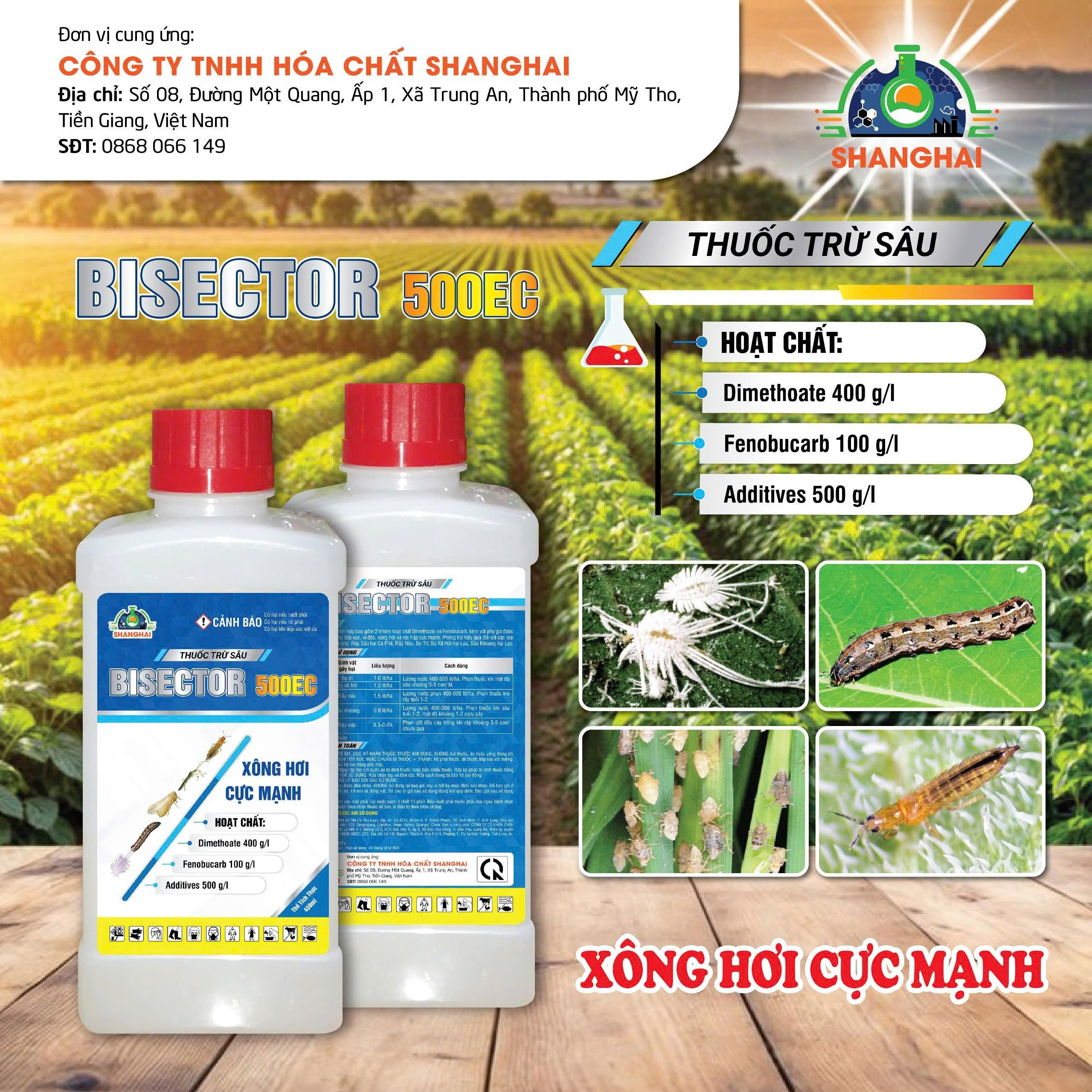 BISECTOR 500EC (Dimethoat 400g/l + Fenobucard 100g/l)