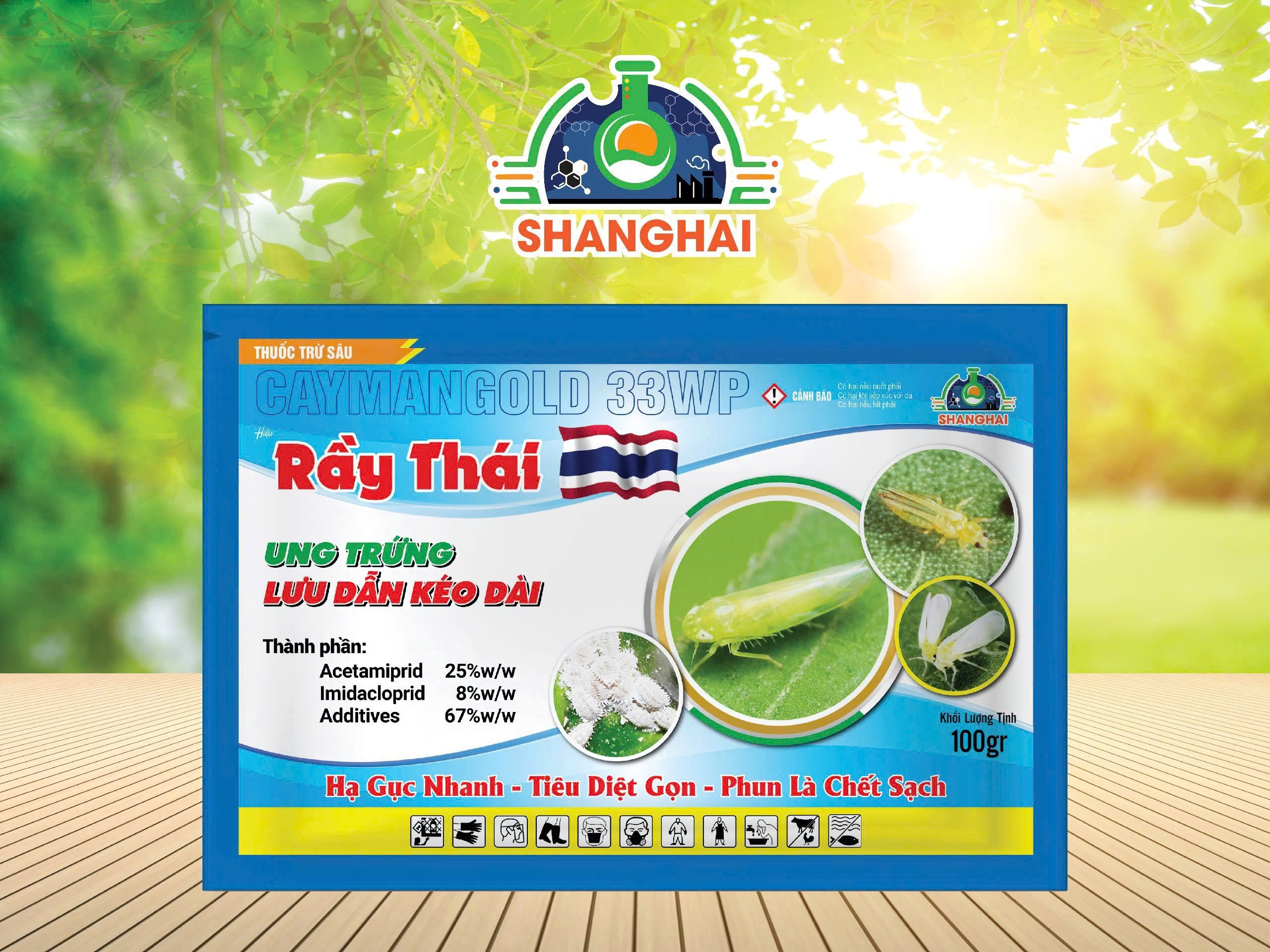 CAYMANGOLD 33WP (Acetamiprid 250gr/kg + Imidacloprid 80gr/kg)